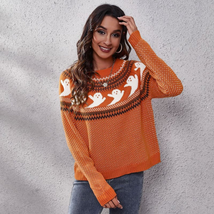Chic and Original Women's Sweater in Black