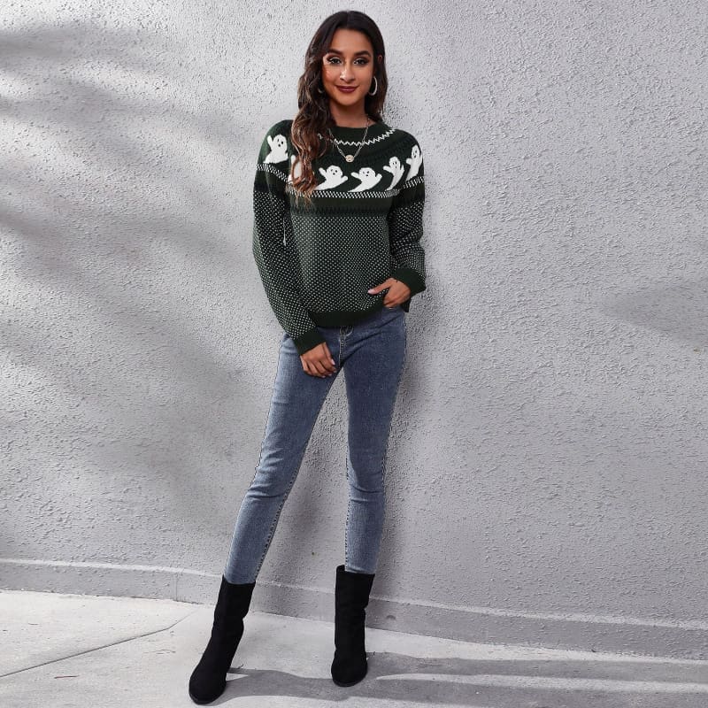 Chic and Original Women's Sweater in Black