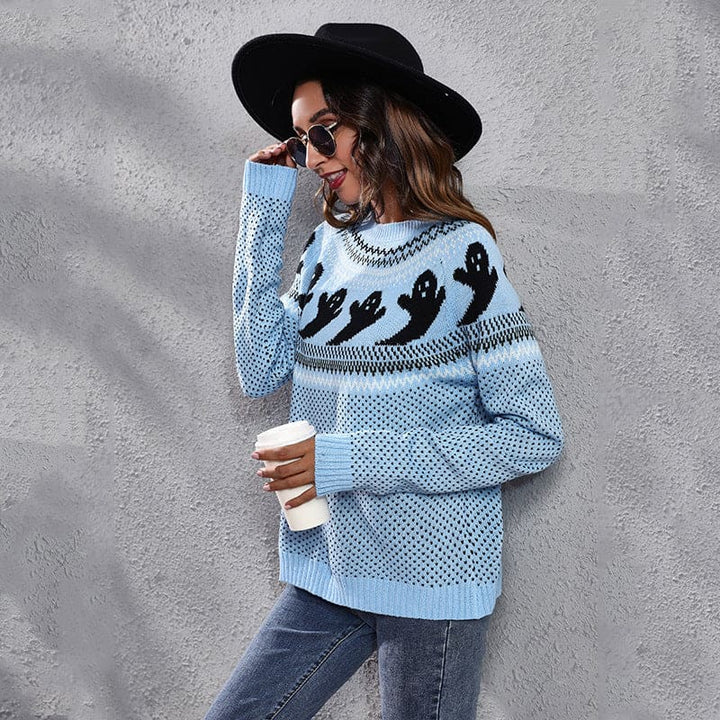 Chic and Original Women's Sweater in Black