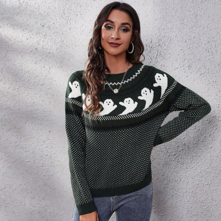 Chic and Original Women's Sweater in Black