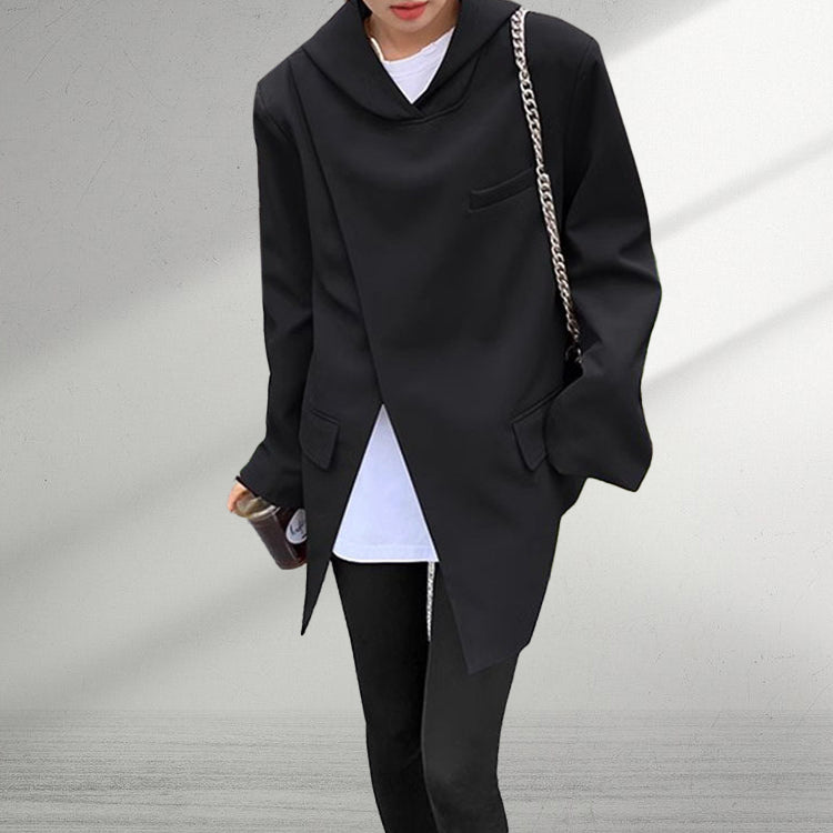 NOTHBURGA LONG BLAZER WITH HOOD