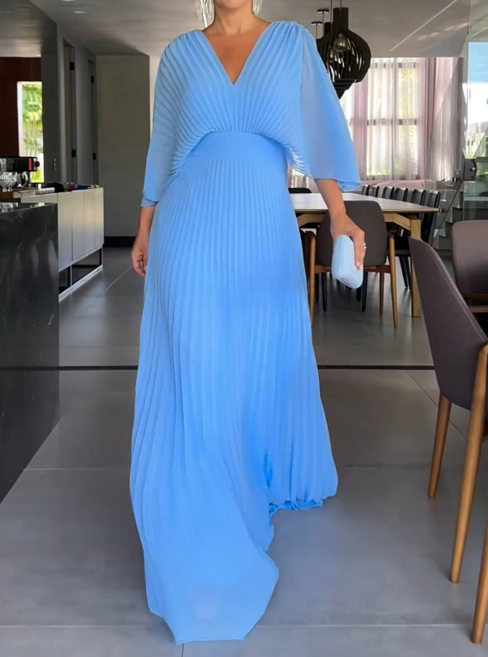 Jennifer | RIA™ Floating Ribbed Maxi Dress